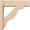 Ekena Millwork 5 1/2-in W x 18-in D x 18-in H Funston Block Rough Cedar Woodgrain TimberThane Outlooker, Primed Tan OUTUR055X18X18FST44RCPR - alternate 4